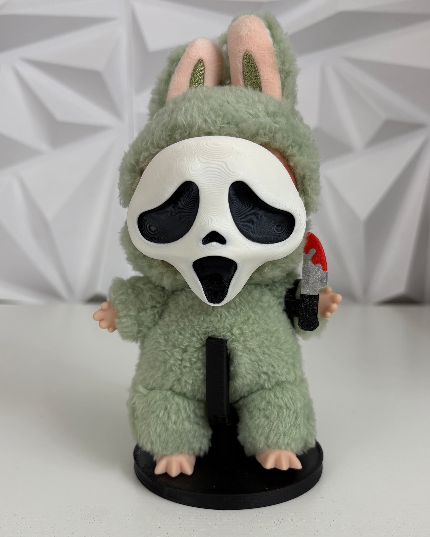 Ghostface Mask and Bloody Knife Set