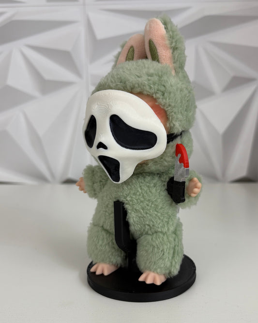 Ghostface Mask and Bloody Knife Set